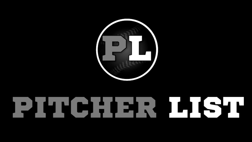 pitcher list