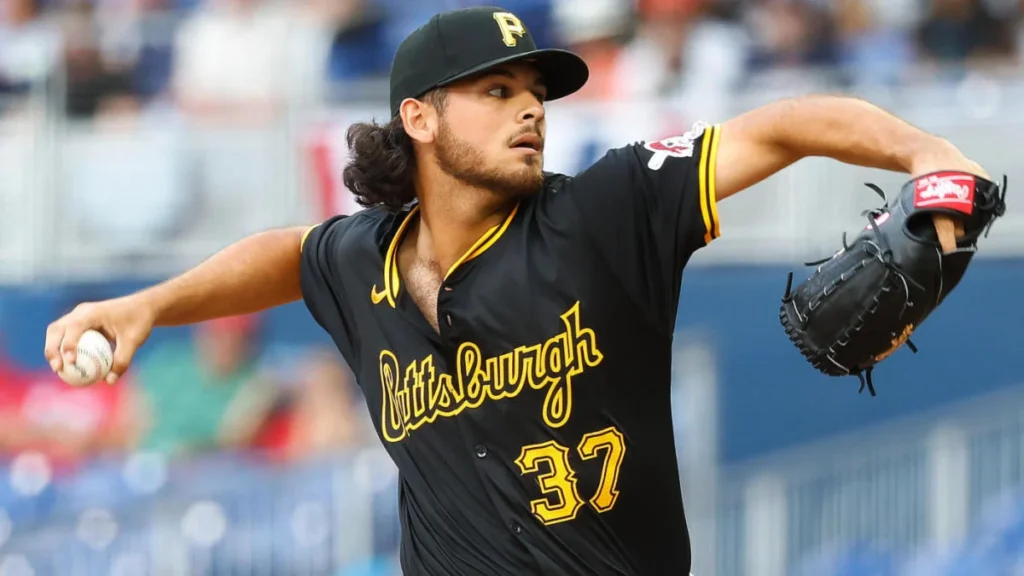 jared jones is a professional baseball pitcher